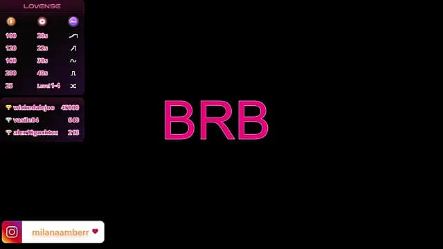 MilanaAmber live cam on Stripchat