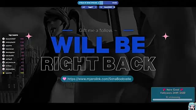 SonaBoobvelle live cam