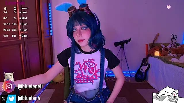 bluelen live cam on Stripchat