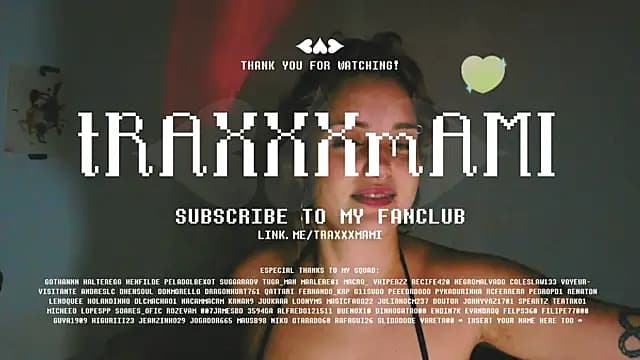 tRAXXXmAMI live cam