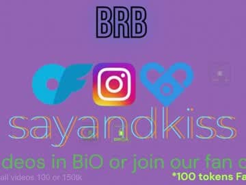 Alex n Peach - sayandkiss live cam